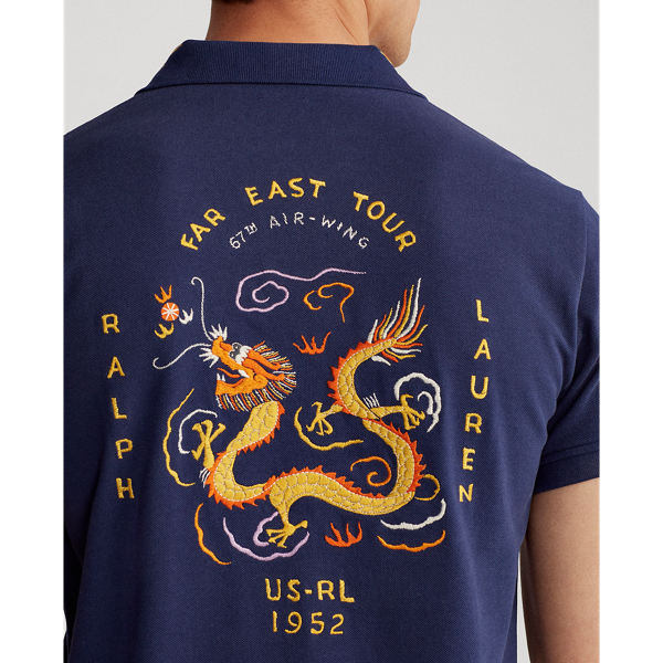 Polo Tour Custom Slim Fit Polo Ralph Lauren en Cobalto oscuro 6