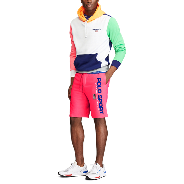 Blaze Knockout Pink Polo Sport Fleece Short Polo Ralph Lauren 2