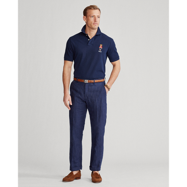 Cruise Navy Classic Fit Polo Bear Mesh Polo Shirt Polo Ralph Lauren 3