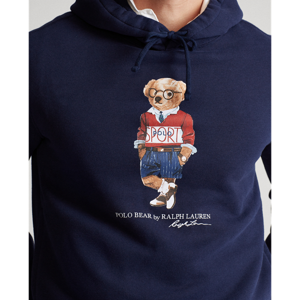 Polo Bear Fleece Hoodie Polo Ralph Lauren em Cruise Navy 6