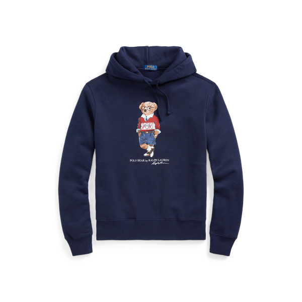 Men s Polo Bear Fleece Hoodie Ralph Lauren UK