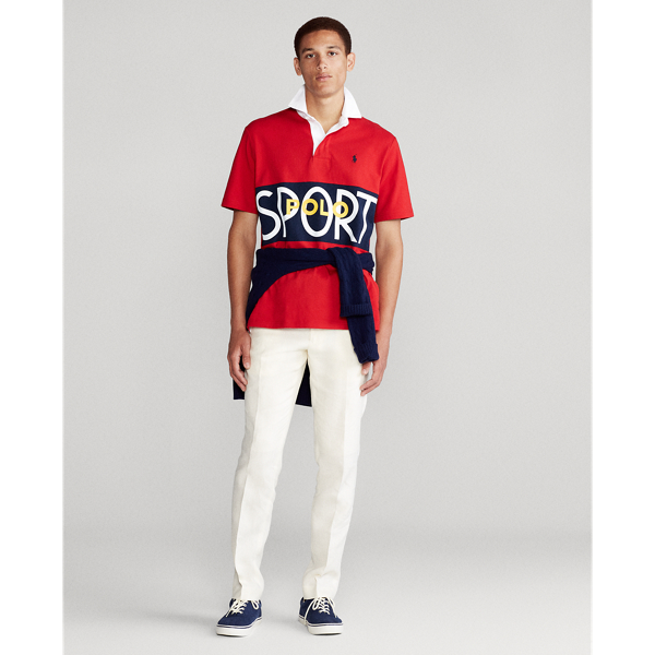 RL Red Classic Fit Polo Sport Rugby Polo Ralph Lauren 3
