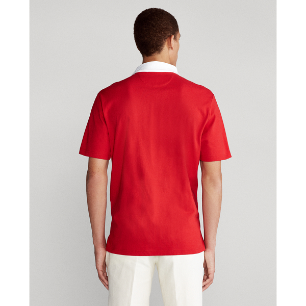 RL Red Classic Fit Polo Sport Rugby Polo Ralph Lauren 4