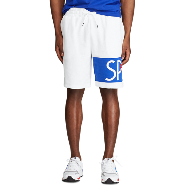 White Polo Sport Fleece Short Polo Ralph Lauren 3