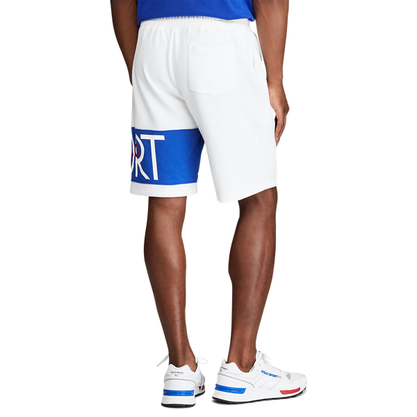 White Polo Sport Fleece Short Polo Ralph Lauren 4