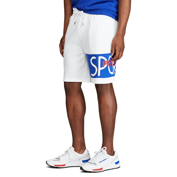 White Polo Sport Fleece Short Polo Ralph Lauren 5