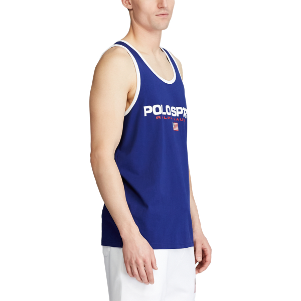 polo sport(ポロスポーツ) タンクトップ XL XL POLO SPORT ポロ スポーツ コットン タンクトップ 赤 レッド