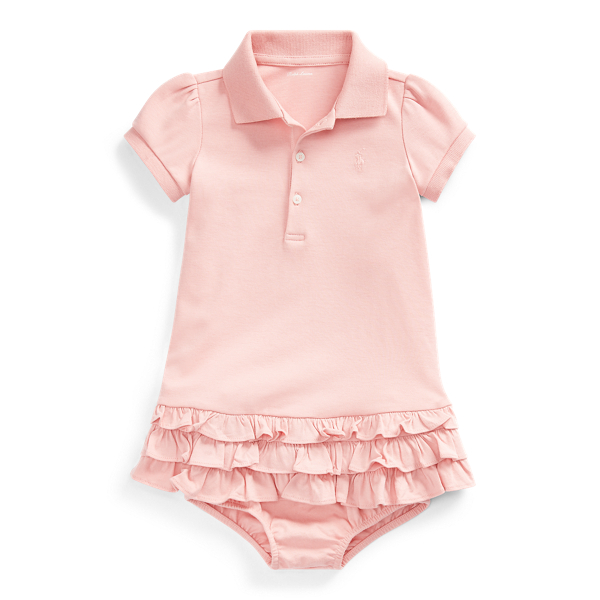 Ruffled Polo Dress & Bloomer Baby Girl em 1