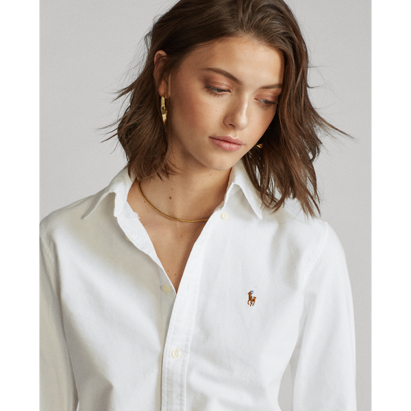 Slim-Fit Oxfordhemd Polo Ralph Lauren in Wei&szlig; 6