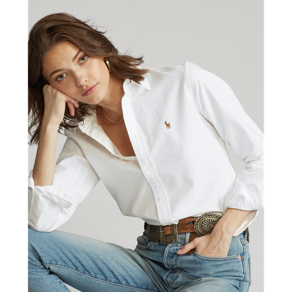 Slim-Fit Oxfordhemd Polo Ralph Lauren in Wei&szlig; 7