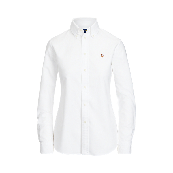 Slim-Fit Oxfordhemd Polo Ralph Lauren in Wei&szlig; 2