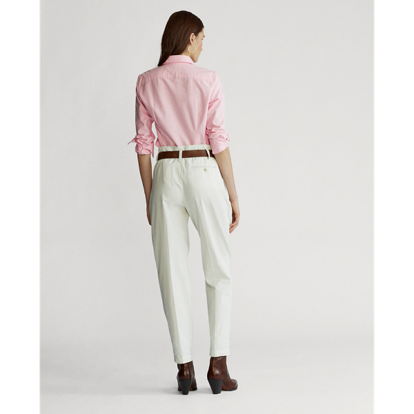 Pink Slim Fit Washed Cotton Oxford Shirt Polo Ralph Lauren 4