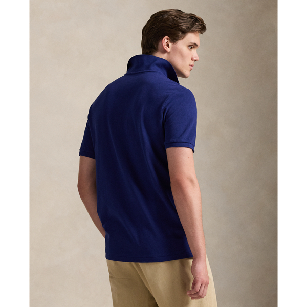 Fall Royal/Yellow The Iconic Classic Fit Mesh Polo Polo Ralph Lauren 5