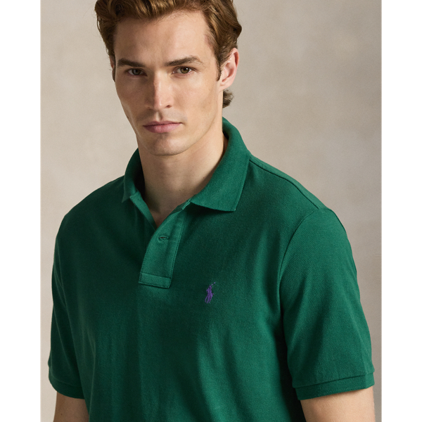 New Forest / Purple The Iconic Classic Fit Mesh Polo Polo Ralph Lauren 6