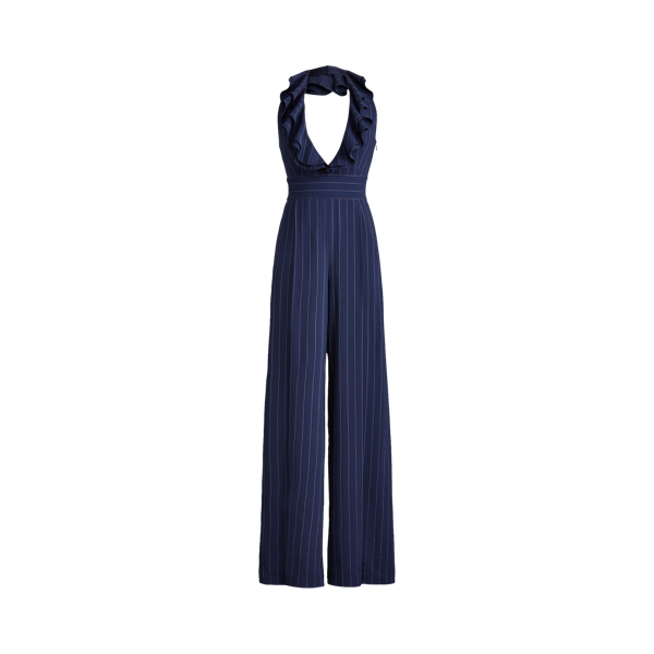 Alandra Striped Wool Jumpsuit Ralph Lauren Collection em 1