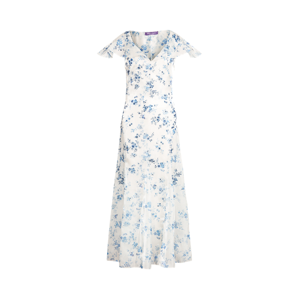 Kegan Floral Evening Dress Ralph Lauren Collection 1