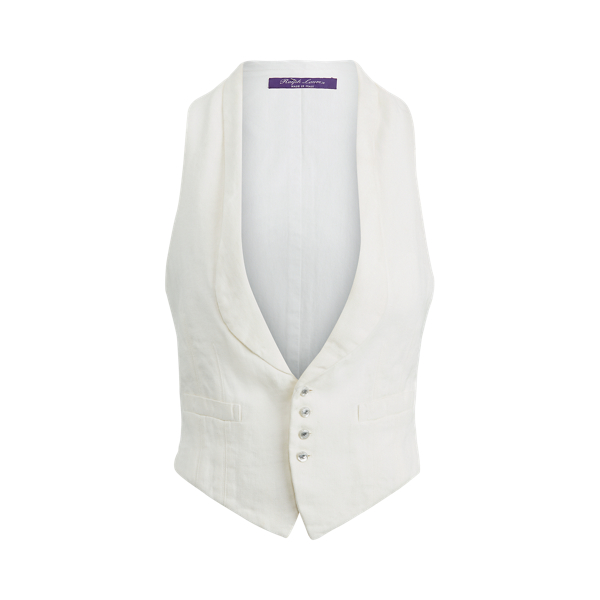 Wilma Linen Waistcoat Ralph Lauren Collection 1