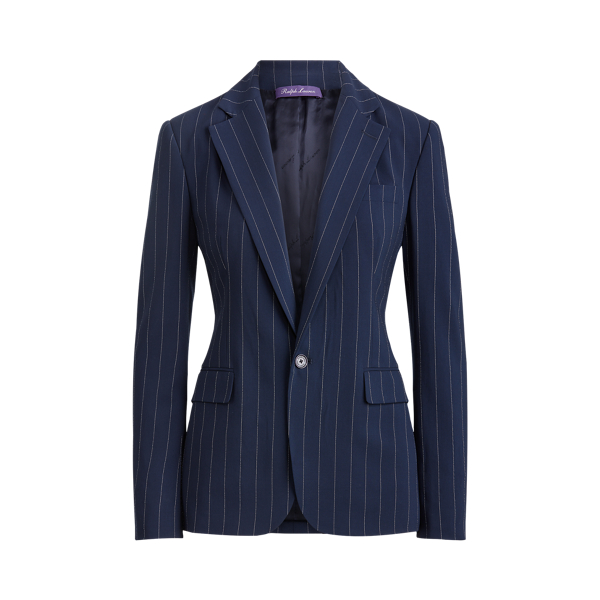 Skylar Striped Wool Jacket Ralph Lauren Collection 1