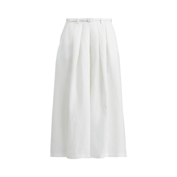 Adrianna Linen Wide-Leg Trouser