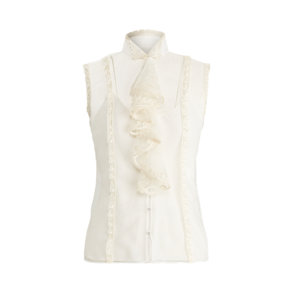 Adrianna Tulle Blouse Ralph Lauren Collection 1