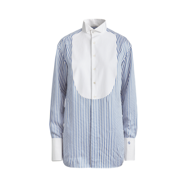 Chemise Damien en satin ray&eacute; Ralph Lauren Collection en 1