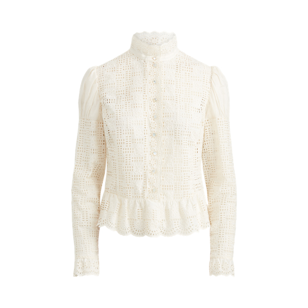 Bernice Embroidered Blouse Ralph Lauren Collection em 1