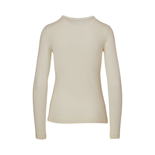 Antique Cream Cashmere Crewneck Jumper Ralph Lauren Collection 2