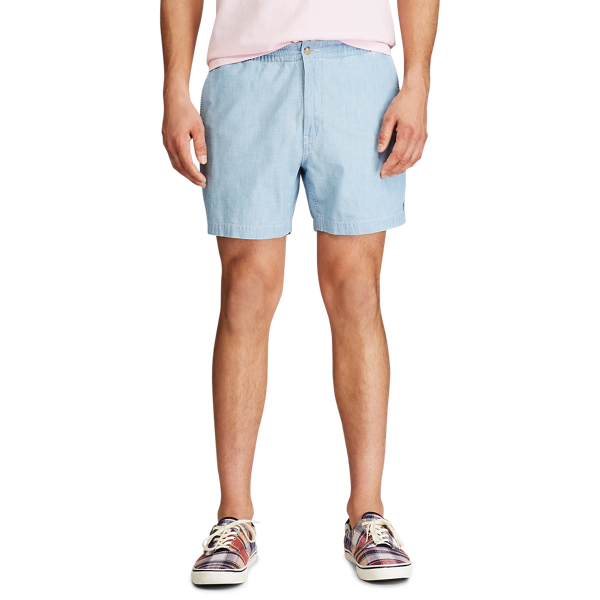 Chambray Polo Prepster Chambray Short Big & Tall 3