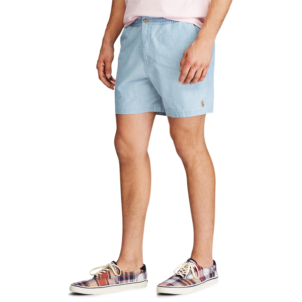 Chambray Polo Prepster Chambray Short Big & Tall 5