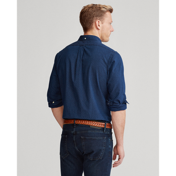 Indigo Dot Classic Fit Indigo Dot Shirt Big & Tall 4