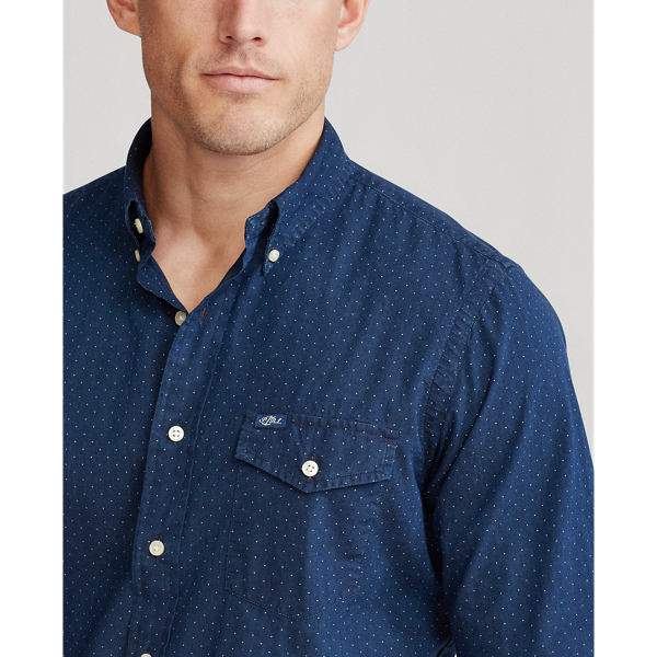 Indigo Dot Classic Fit Indigo Dot Shirt Big & Tall 5