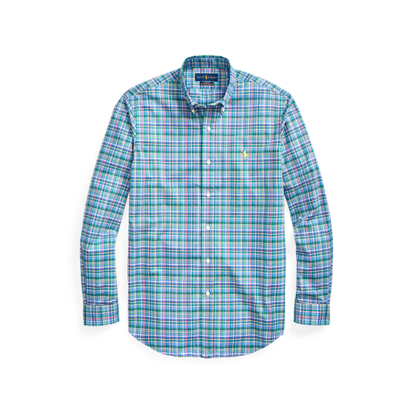 Plaid Poplin Shirt Big & Tall in 1
