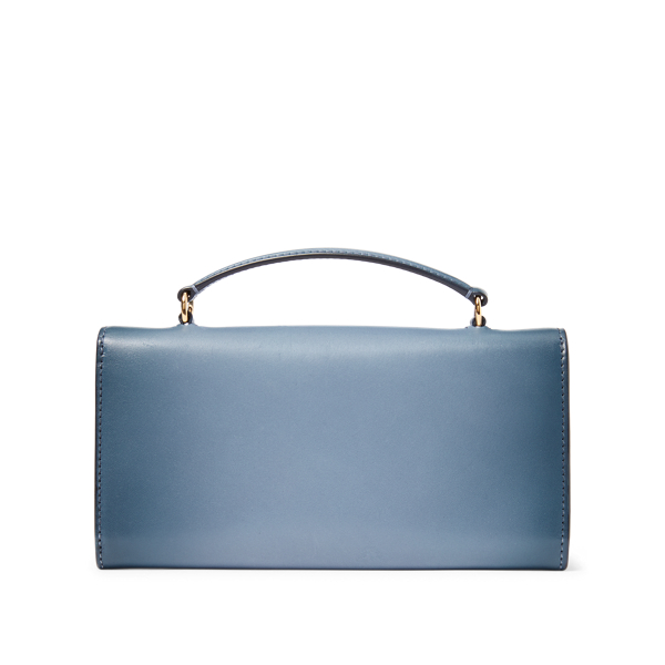 Denim Burnished Hinge-Lock Wallet Ralph Lauren Collection 2