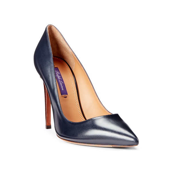 Marine Navy Celia Calfskin Pump Ralph Lauren Collection 2