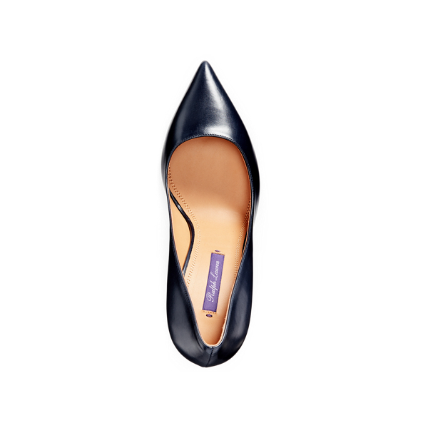 Marine Navy Celia Calfskin Pump Ralph Lauren Collection 4