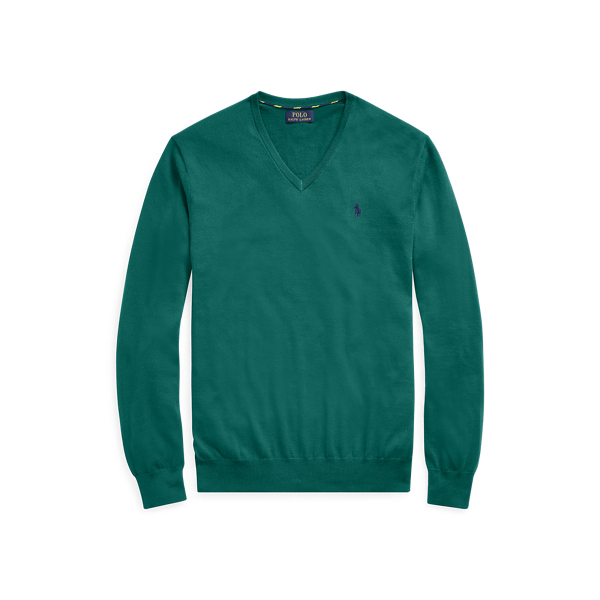 Cotton V-Neck Jumper Big & Tall 1