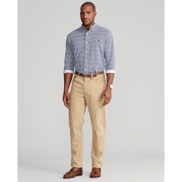 Holiday Sapphire Ao Vine Featherweight Mesh Shirt Big & Tall 4