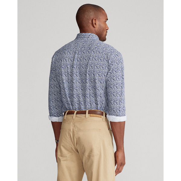 Holiday Sapphire Ao Vine Featherweight Mesh Shirt Big & Tall 5