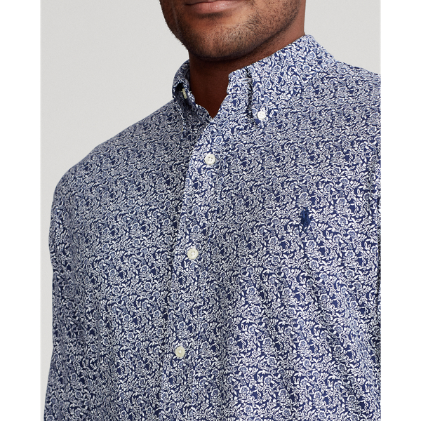 Holiday Sapphire Ao Vine Featherweight Mesh Shirt Big & Tall 6