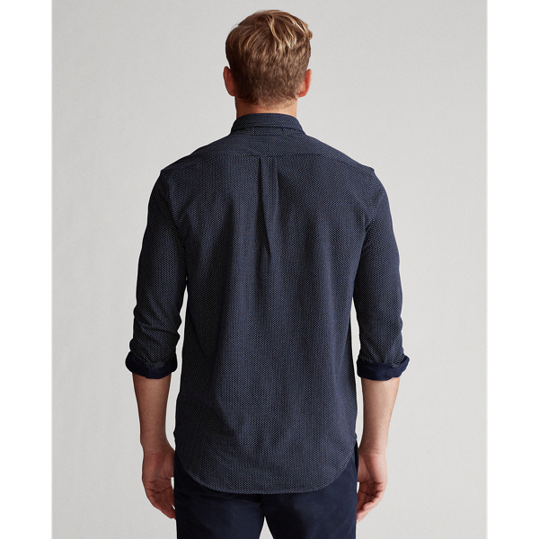 Spring Navy Heather Featherweight Mesh Shirt Big & Tall 4