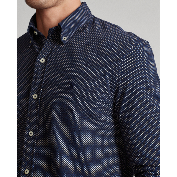 Spring Navy Heather Featherweight Mesh Shirt Big & Tall 5