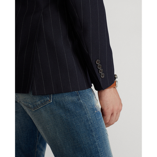 Navy/Cream Polo Striped Wool Sport Coat Polo Ralph Lauren 7