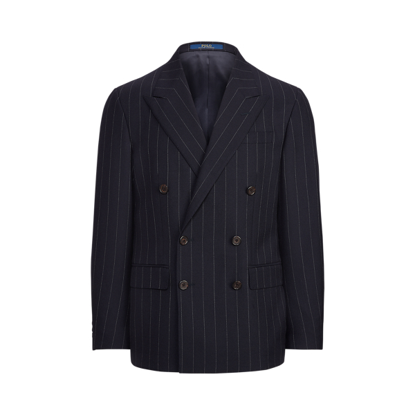 Navy/Cream Polo Striped Wool Sport Coat Polo Ralph Lauren 2