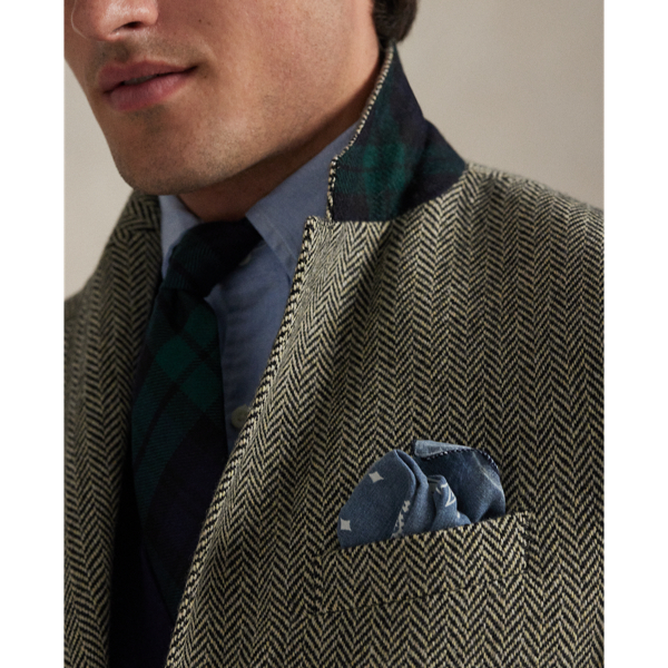 英国製　イングランド　ラルフローレン　サスペンダー Polo Soft Herringbone Sport Coat