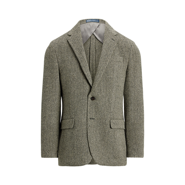 Ralph Lauren micro-corduroy sports blazer hotsell in gray