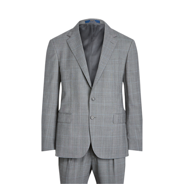 Polo Plaid Wool Twill Suit