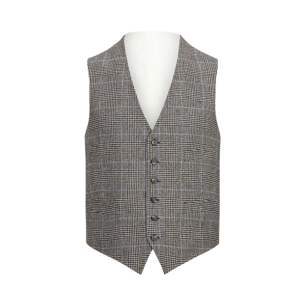 Gilet en laine prince-de-galles Polo Ralph Lauren en 1