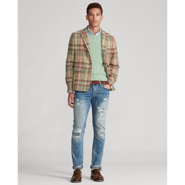 Multi Tonal Plaid Plaid Wool Tweed Sport Coat Polo Ralph Lauren 4