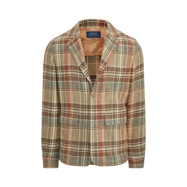 Plaid Wool Tweed Sport Coat Polo Ralph Lauren in 1