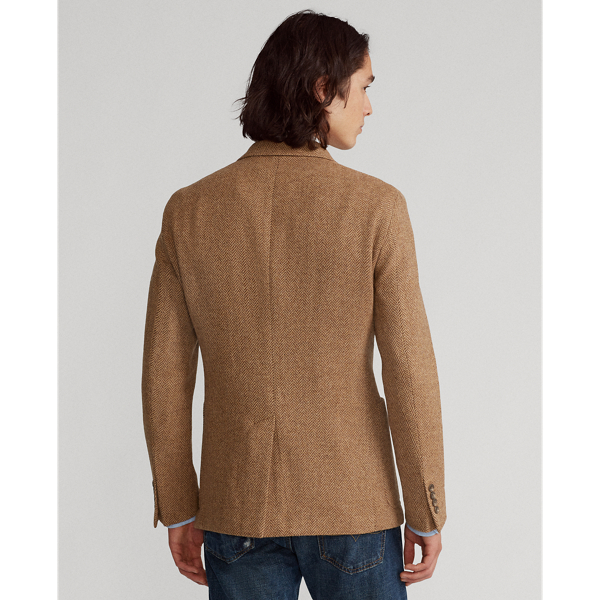 Brown And Camel Soft Herringbone Sport Coat Polo Ralph Lauren 5